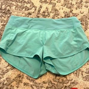 Lululemon Athletica Size 6 Teal Shorts